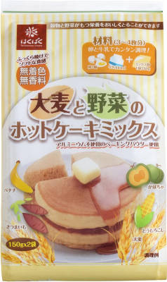 はくばく 大麦と野菜のホットケーキミックス 300g