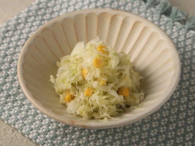 ▲コールスロー(使用商品:カンタン酢)