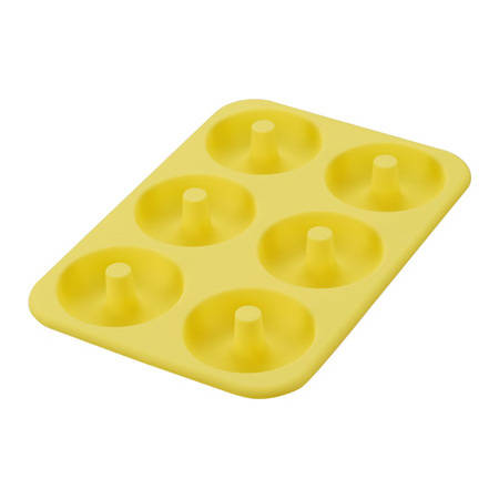 KHS シリコーンドーナッツ型6個取ベーシック