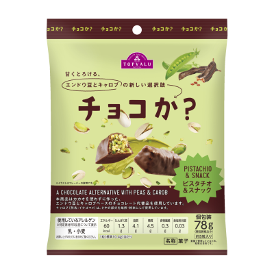 「チョコか?ピスタチオ&スナック」78g/本体価格498円