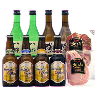 ビールと地酒とおつまみのセットなんて、お酒好きにはたま...