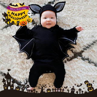 ハロウィンのコスプレや仮装にピッタリの着るだけでコウモ...