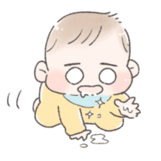 パステルがかわいい◎ゆるめな赤ちゃんのスタンプです⋆¨...