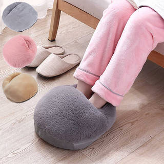 手洗いができる、クッションタイプのフットウォーマーです...
